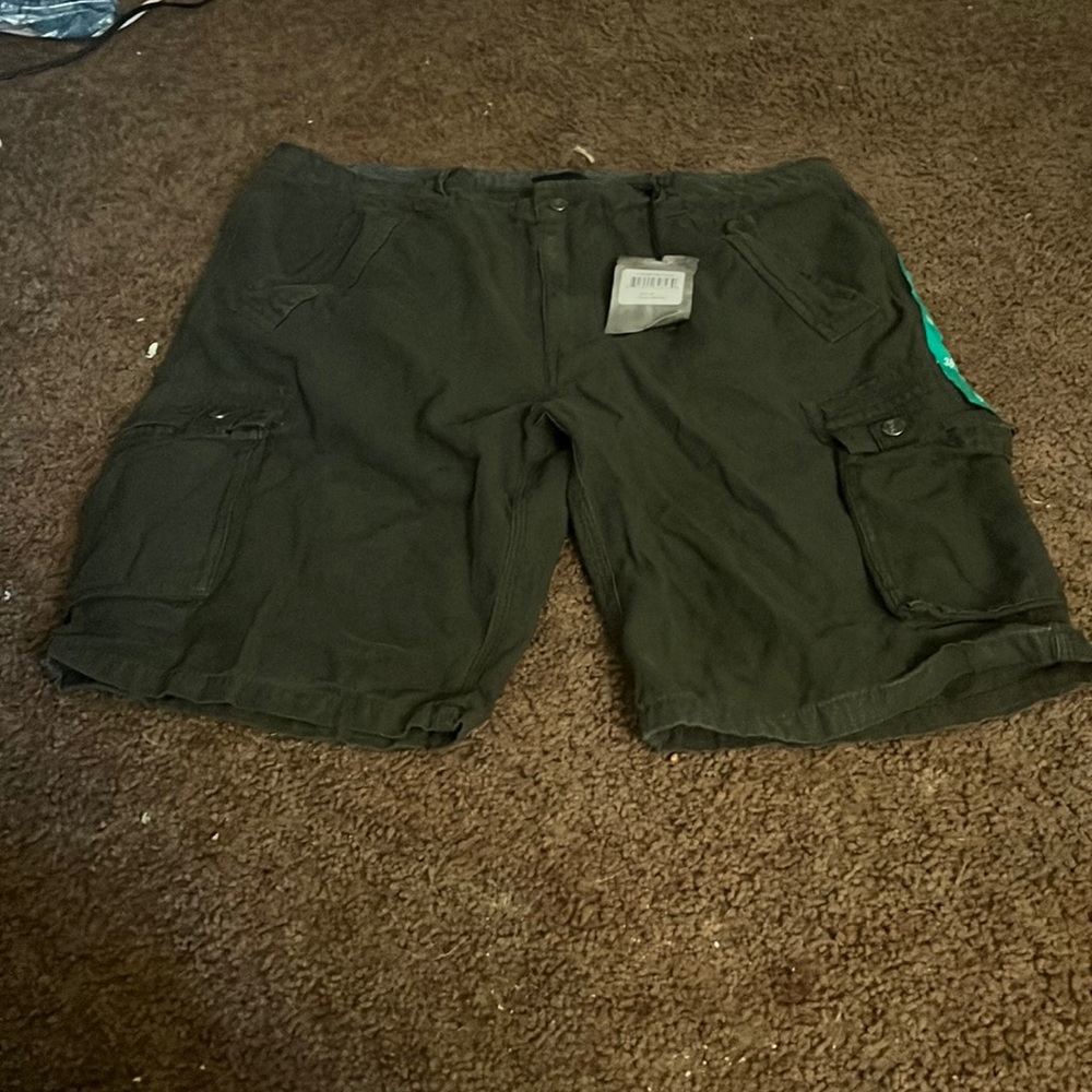 Green shorts